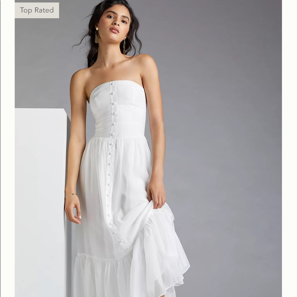Anthropologie Island Flounce Maxi Dress - Picture 4 of 13